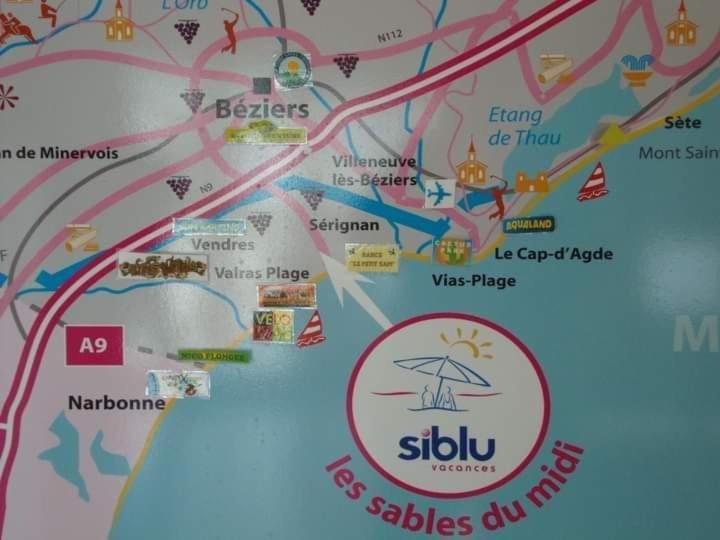Campsite Mobil-home A Valras-plage Au Les Sables Du Midi